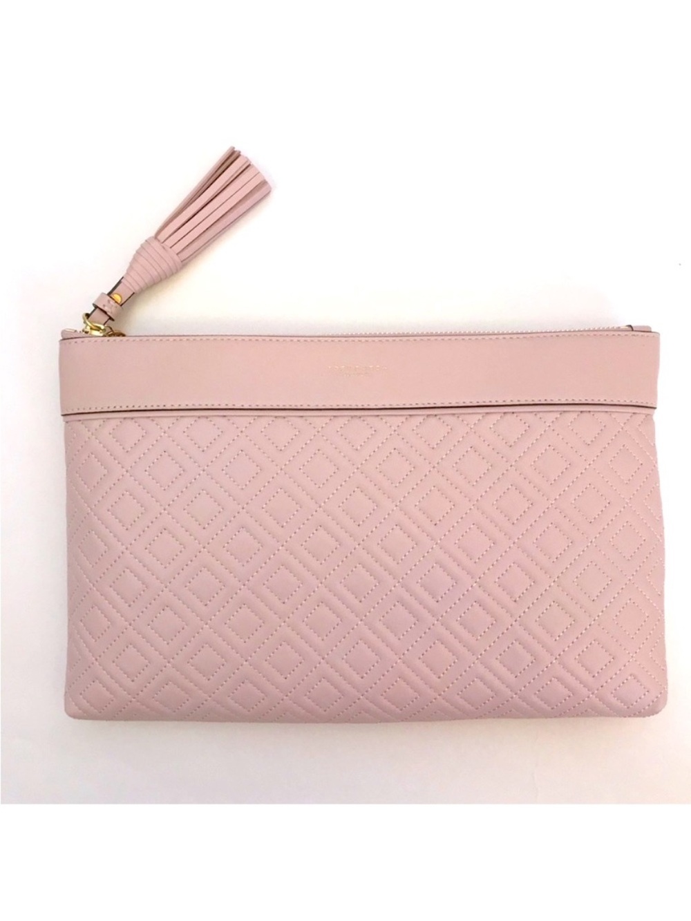 Tory Burch Fleming Medium Pouch in Shell Pink